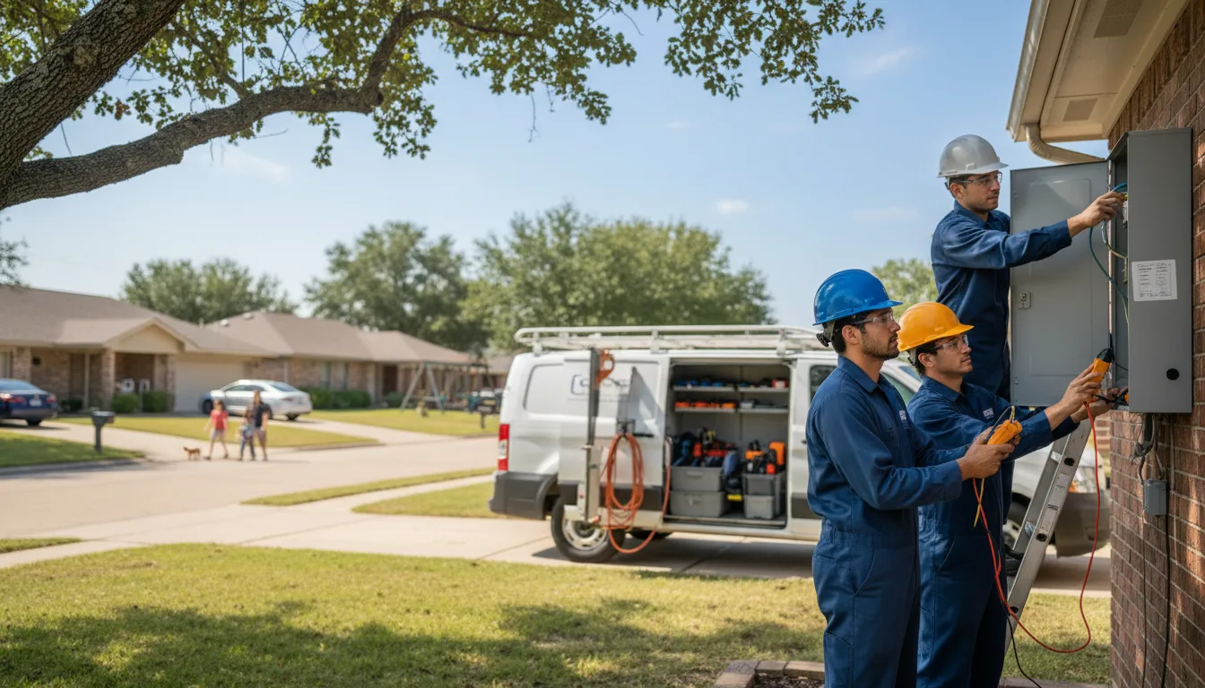 Certified electrician providing emergency electrical services in Pine Grove, LA